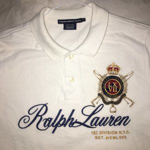 White Ralph Lauren Sport Shirt Size L